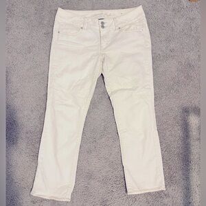 Stretch white Cropped jeans